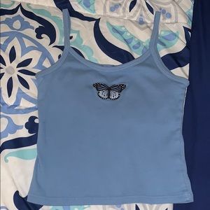 Brandy Melville (John Galt) Skylar Butterfly Tank